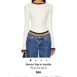 The Line by K Vanilla Long Sleeve Top